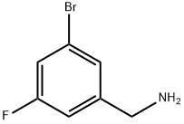 (3-bromo-5-fluorophenyl)methanamine Struktur