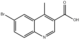 6-溴-4-甲基喹啉-3-羧酸,1095010-36-8,结构式