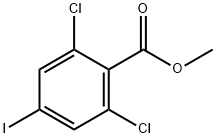 Methyl 2,6-dichloro-4-iodobenzoate Struktur