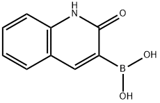 2-羟基喹啉-3-基硼酸, 1101864-58-7, 结构式