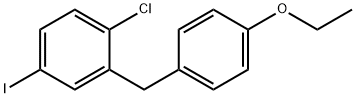 4-Iodo-1-chloro-2-(4-ethoxybenzyl)benzene Structure