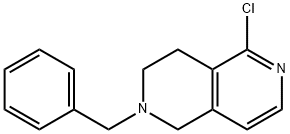 2-benzyl-5-chloro-1,2,3,4-tetrahydro-2,6-naphthyridine Struktur