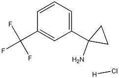 1-(3-(trifluoromethyl)phenyl)cyclopropanamine hydrochloride Structure