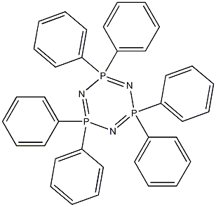 六苯基三聚磷腈, 1110-78-7, 结构式