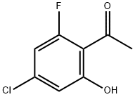 1-(4-CHLORO-2-FLUORO-6-HYDROXYPHENYL)ETHANONE, 1110663-22-3, 结构式