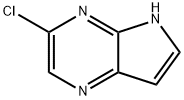 3-クロロ-5H-ピロロ[2,3-B]ピラジン 化学構造式