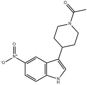 1-[4-(5-Nitro-1H-indol-3-yl)-1-piperidinyl]ethanone