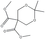 2,2-Dimethyl-1,3-dioxane-5,5-dicarboxylic Acid Dimethyl Ester Structure