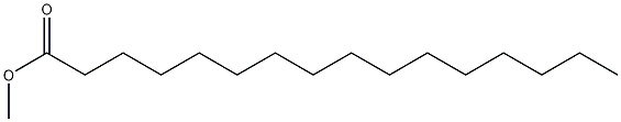 Methyl hexadecanoate Structure
