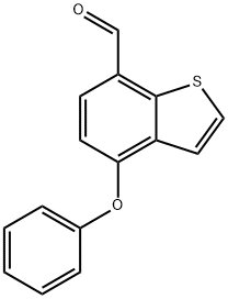 4-苯氧基苯并[B]噻吩-7-甲醛, 1121583-63-8, 结构式