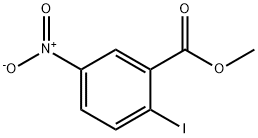 2-ヨード-5-ニトロ安息香酸メチル 化学構造式