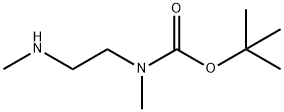 tert-butyl methyl(2-(methylamino)ethyl)carbamate Struktur