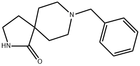 8-苄基-2,8- 二氮杂螺[4,5]癸烷-1-酮 结构式