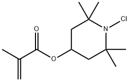 N-Chloro-2,2,6,6-tetramethyl-4-piperidyl Methacrylate Structure