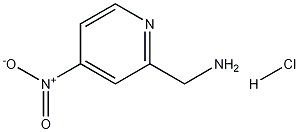 (4-硝基吡啶-2-基)甲胺盐酸盐, 1126854-42-9, 结构式