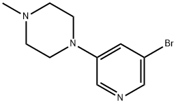 1-(5-bromopyridin-3-yl)-4-methylpiperazine Structure