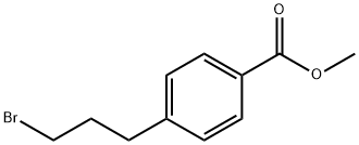 4-(3-溴丙基)苯甲酸甲酯,113100-86-0,结构式