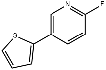 2-fluoro-5-(thiophen-2-yl)pyridine Struktur
