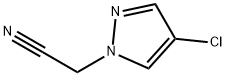(4-chloro-1H-pyrazol-1-yl)acetonitrile Struktur