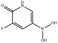 5-fluoro-6-hydroxypyridin-3-ylboronic acid Struktur
