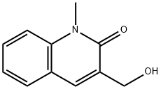 3-(hydroxymethyl)-1-methylquinolin-2(1H)-one Struktur