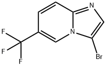 3-Bromo-6-(trifluoromethyl)imidazo[1,2-a]pyridine, 1146615-86-2, 结构式