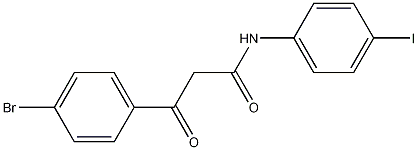 4-溴-N-(4-碘苯基)-BETA-氧代苯丙酰胺, 1148041-59-1, 结构式