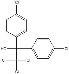1,1-Bis(p-chlorophenyl)-2,2,2-trichloroethanol Structure
