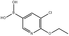 5-Chloro-6-ethoxypyridine-3-boronic acid Structure