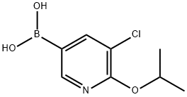 5-Chloro-6-isopropoxypyridine-3-boronic acid Structure