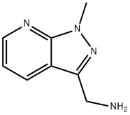 3-Aminomethyl-1-methyl-1H-pyrazolo[3,4-b]pyridine, 1151512-20-7, 结构式