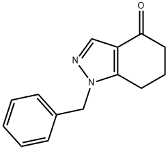 1-苄基-6,7-二氢-1氢-吲哚-4(5氢)-酮, 115310-16-2, 结构式