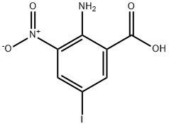 2-Amino-5-iodo-3-nitrobenzoic acid Structure