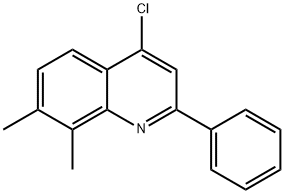 4-Chloro-7,8-dimethyl-2-phenylquinoline Structure