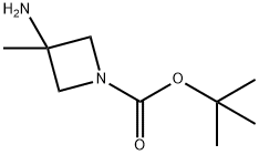 3-Amino-1-Boc-3-methyl-azetidine Structure