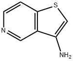 チエノ[3,2-C]ピリジン-3-アミン 化学構造式