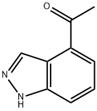 4-アセチル-1H-インダゾール 化学構造式