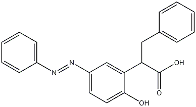 Benzenepropanoic acid, alpha-(2-hydroxy-5-(phenylazo)phenyl)-|