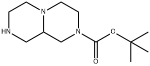 2-Boc-octahydropyrazino[1,2-a]pyrazine Struktur