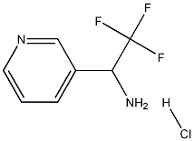 Alpha-(Trifluoromethyl)-3-pyridinemethanaminehydrochloride Struktur