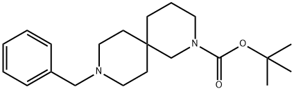 Tert-Butyl 9-benzyl-2,9-diazaspiro[5.5]undecane-2-carboxylate Structure