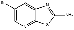2-氨基-6-溴噻唑并[5,4-B]吡啶, 1160791-13-8, 结构式
