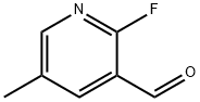 2-氟-3-甲酰基-5-甲基吡啶, 1160993-95-2, 结构式