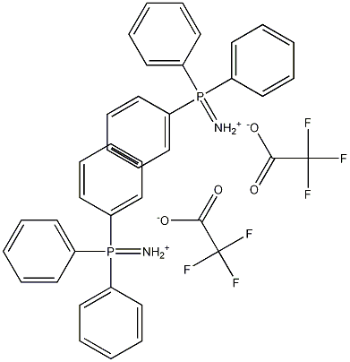 Bis(triphenylphosphine)iminium trifluoroacetate 化学構造式
