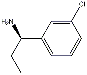 (R)-1-(3-氯苯基)丙胺, 1168139-52-3, 结构式