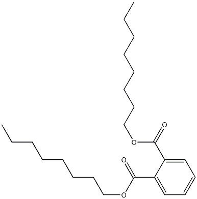 Di-n-octyl phthalate 结构式