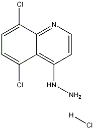 5,8-Dichloro-4-hydrazinoquinoline hydrochloride Structure