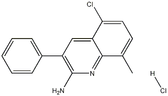 1170867-97-6 2-AMINO-5-CHLORO-8-METHYL-3-PHENYLQUINOLINE HYDROCHLORIDE
