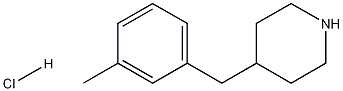 4-(3-Methyl-benzyl)-piperidine hydrochloride Structure
