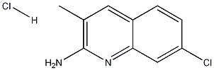 2-Amino-7-chloro-3-methylquinoline hydrochloride Struktur